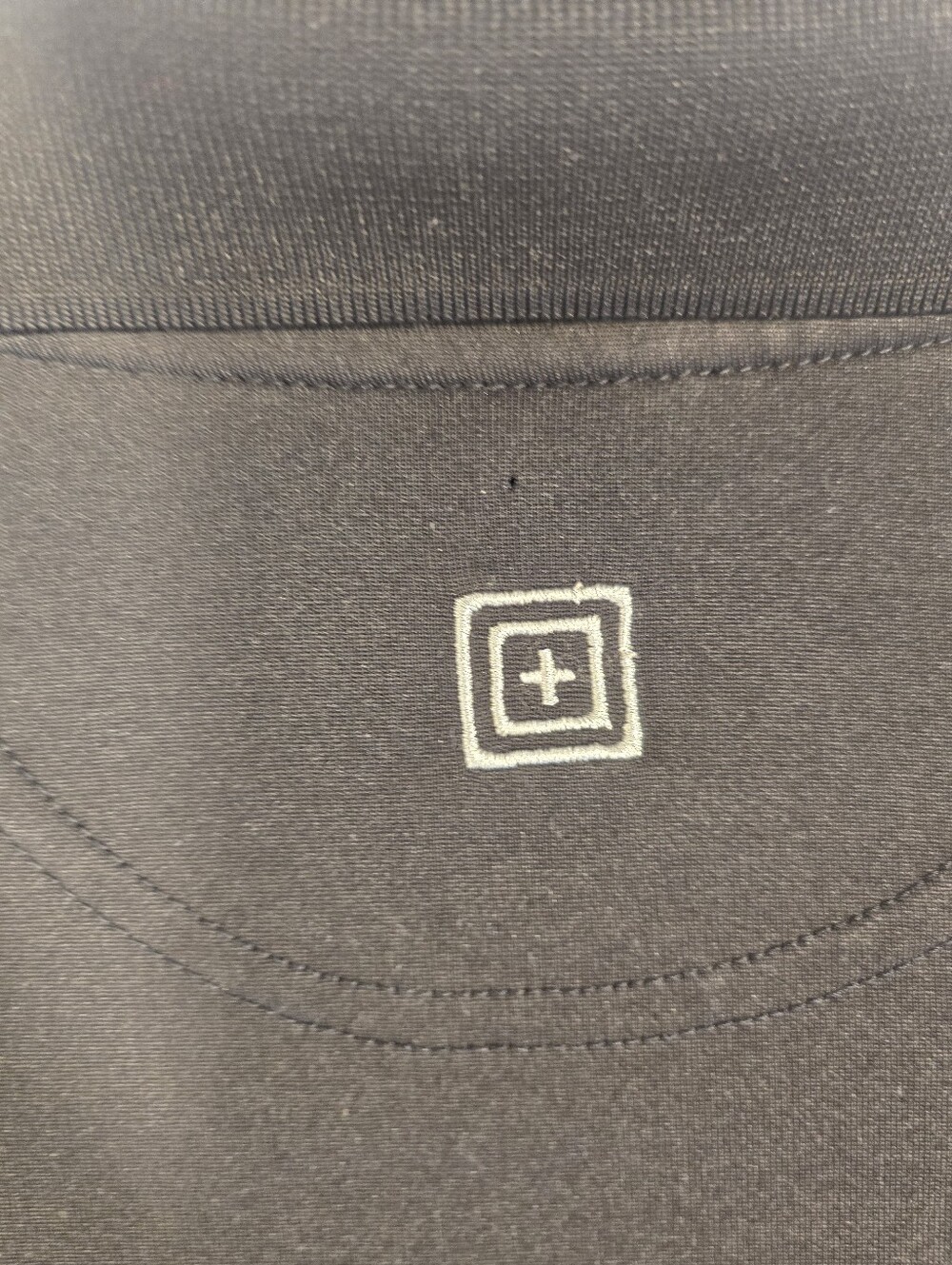 5.11 Lot Of 2 Black S Sleeve 1/4 Button Performance Tactical Polo Shorts. Large - Picture 7 of 16